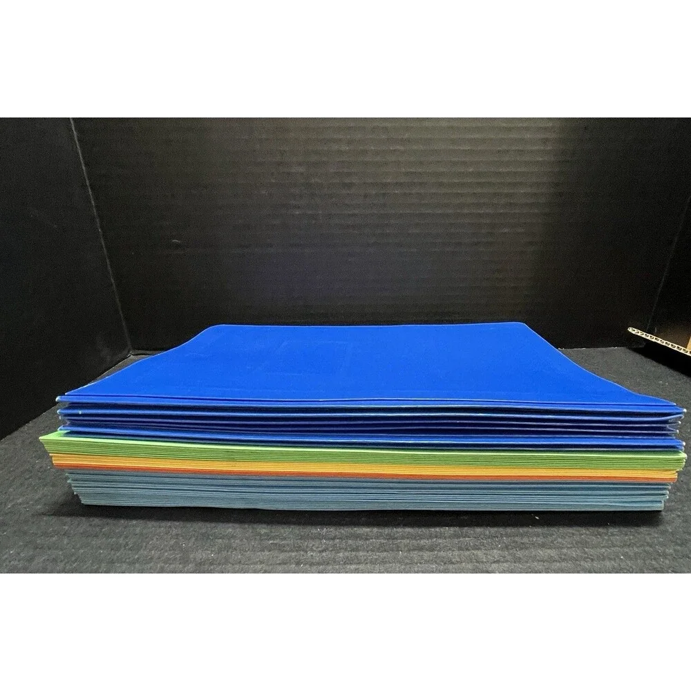 Mixed Lot of Folders 47 Smead Letter Size Straight Cut & Duo-Tang File Folders